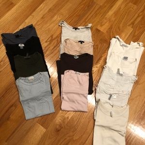 10 crew neck women tshirt